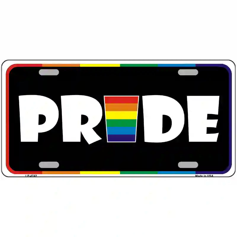 Pride Metal Novelty License Plate 24" x 12" (LLP)