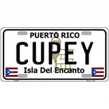 Cupey Puerto Rico Metal Novelty License Plate 24" x 12" (LLP)