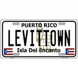 Levittown Puerto Rico Metal Novelty License Plate 24" x 12" (LLP)