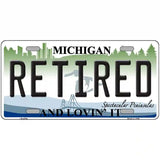 Retired Michigan State Metal Novelty License Plate 24" x 12" (LLP)