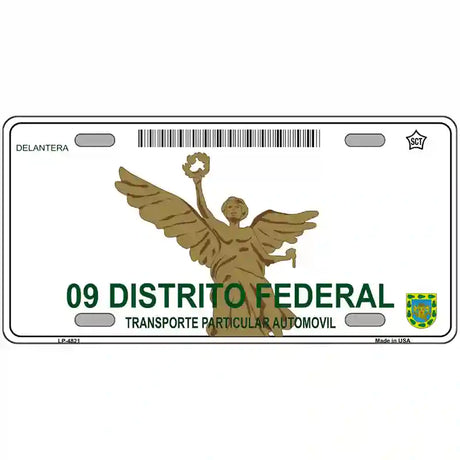 Distrito Federal Mexico Novelty Metal License Plate 24" x 12" (LLP)