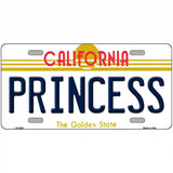 Princess California Novelty Metal License Plate 24" x 12" (LLP)