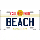 Beach California Novelty Metal License Plate 24" x 12" (LLP)