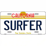 Surfer California Novelty Metal License Plate 24" x 12" (LLP)