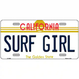 Surf Girl California Novelty Metal License Plate 24" x 12" (LLP)