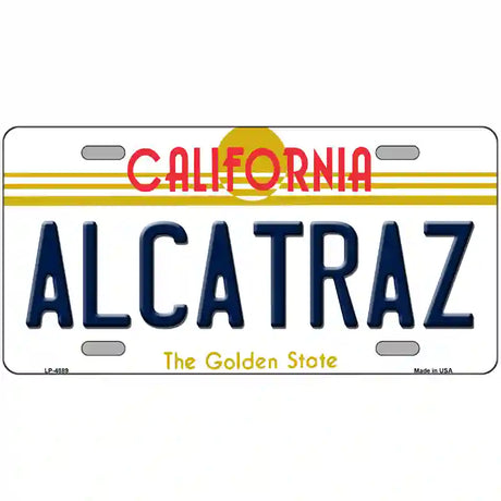 Alcatraz California Novelty Metal License Plate 24" x 12" (LLP)