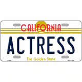 Actress California Novelty Metal License Plate 24" x 12" (LLP)