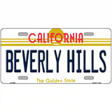 Beverly Hills California Novelty Metal License Plate 24" x 12" (LLP)