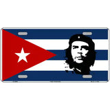 Che Guevara Flag Metal Novelty License Plate 24" x 12" (LLP)