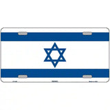 Israel Flag Metal Novelty License Plate 24" x 12" (LLP)