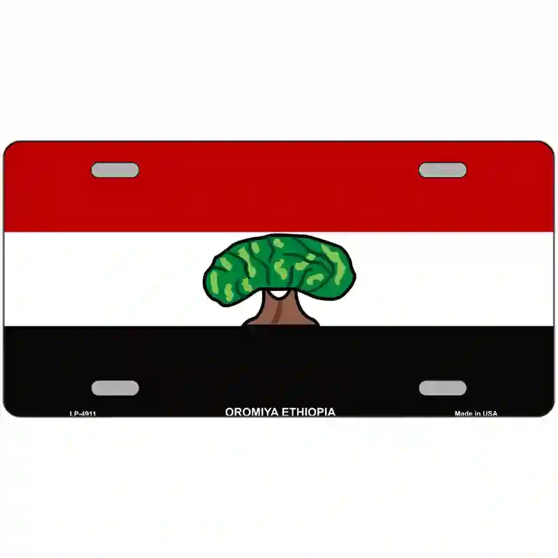 Oromiya Ethiopia Flag Metal Novelty License Plate 24" x 12" (LLP)