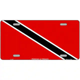 Trinidad Tobago Flag Metal Novelty License Plate 24" x 12" (LLP)