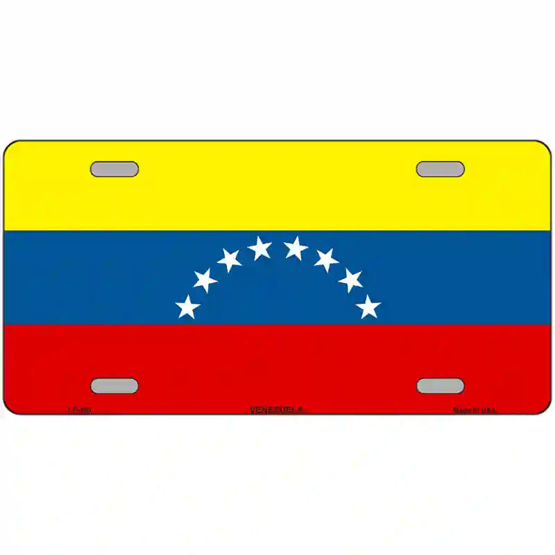 Venezuela Metal Novelty License Plate 24" x 12" (LLP)