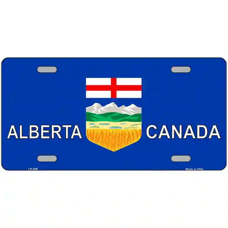 Alberta Canada Metal Novelty License Plate 24" x 12" (LLP)