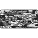 Grey Camouflage Metal Novelty License Plate 24" x 12" (LLP)