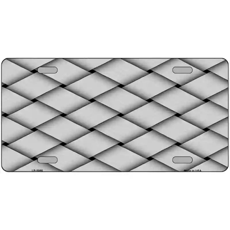 Weave Customizable Metal Novelty License Plate 24" x 12" (LLP)