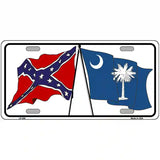 Confederate South Carolina State Flag Metal Novelty License Plate 24" x 12" (LLP)