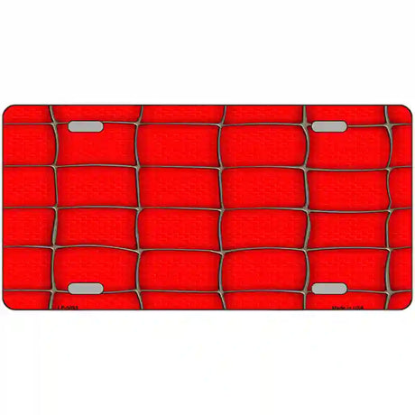 Web Red Metal Novelty License Plate 24" x 12" (LLP)