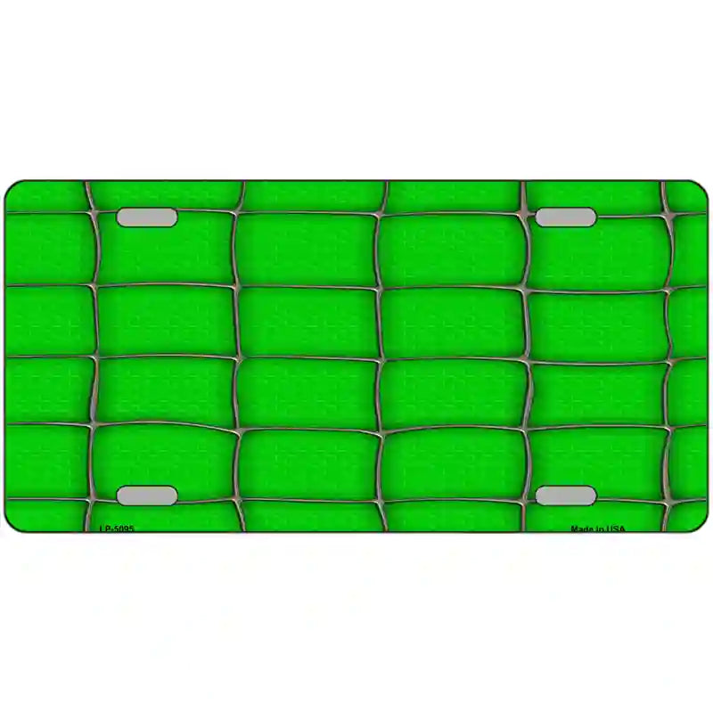 Web Green Metal Novelty License Plate 24" x 12" (LLP)