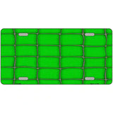 Web Green Metal Novelty License Plate 24" x 12" (LLP)