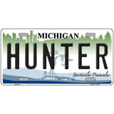 Hunter Michigan State Metal Novelty License Plate 24" x 12" (LLP)