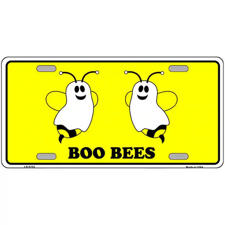 Boo Bees Metal Novelty License Plate 24" x 12" (LLP)