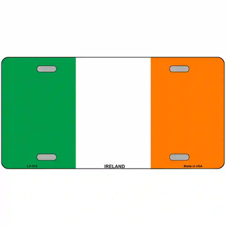 Ireland Flag Metal Novelty License Plate 24" x 12" (LLP)