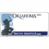 Oklahoma Native America Novelty State Blank Metal License Plate 24" x 12" (LLP)