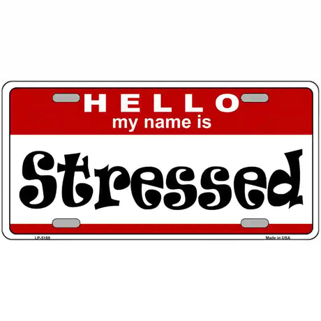 Stressed Metal Novelty License Plate 24" x 12" (LLP)