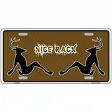 Nice Rack Novelty Metal License Plate 24" x 12" (LLP)