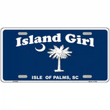 Island Girl Metal Novelty License Plate 24" x 12" (LLP)