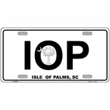 IOP Isle of Palms Metal Novelty License Plate 24" x 12" (LLP)