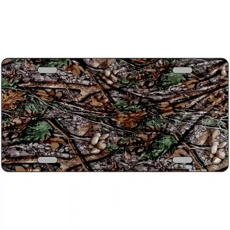 Branches Camouflage Metal Novelty License Plate 24" x 12" (LLP)