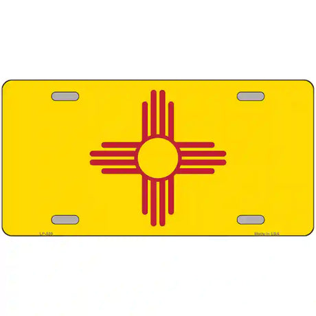 New Mexico State Flag Metal Novelty License Plate 24" x 12" (LLP)