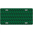 Green Black Anchor Metal Novelty License Plate 24" x 12" (LLP)