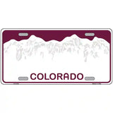 Colorado Novelty State Blank Metal License Plate 24" x 12" (LLP)