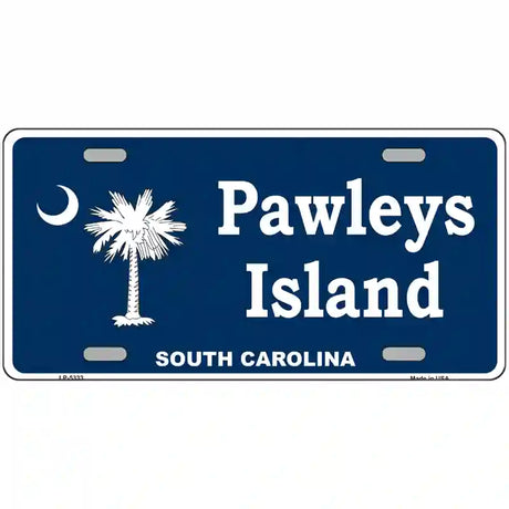 Pawleys Island Metal Novelty License Plate 24" x 12" (LLP)