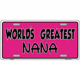 Worlds Greatest Nana Metal Novelty License Plate 24" x 12" (LLP)