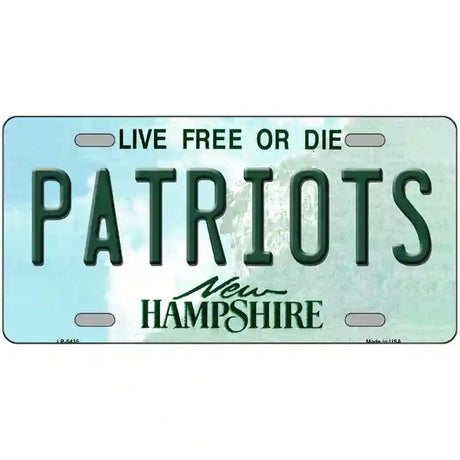 Personalized New Hampshire License Plate 5 Sizes Mini to Full Size Personalized New Hampshire License Plate 5 Sizes Mini to Full Size