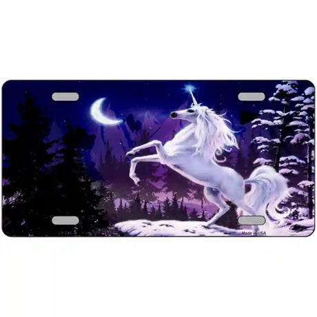 Unicorn Metal Novelty License Plate 24" x 12" (LLP)