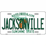 Jacksonville Florida Novelty Metal License Plate 24" x 12" (LLP)