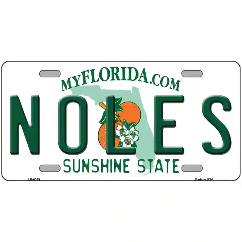 Noles Florida Novelty Metal License Plate 24" x 12" (LLP)