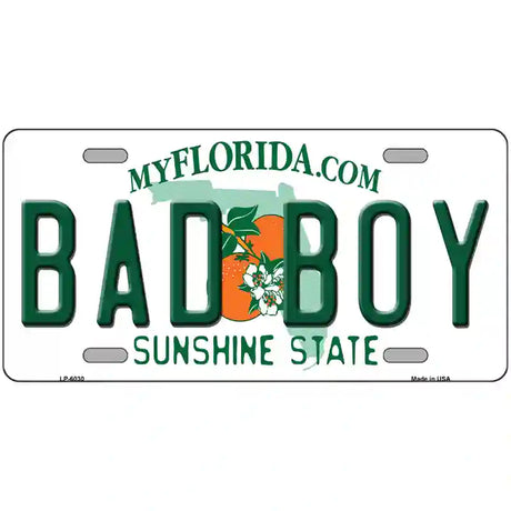 Bad Boy Florida Novelty Metal License Plate 24" x 12" (LLP)