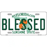 Blessed Florida Novelty Metal License Plate 24" x 12" (LLP)