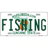 Fishing Florida Novelty Metal License Plate 24" x 12" (LLP)