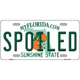 Spoiled Florida Novelty Metal License Plate 24" x 12" (LLP)