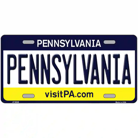 Pennsylvania State Novelty Metal License Plate 24" x 12" (LLP)