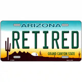 Arizona Retired Novelty Metal License Plate 24" x 12" (LLP)