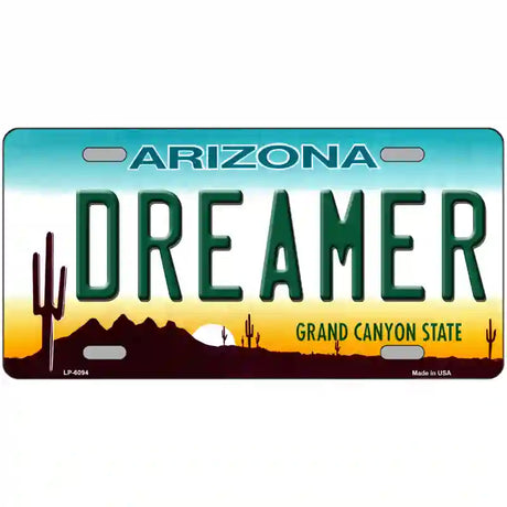 Arizona Dreamer Novelty Metal License Plate 24" x 12" (LLP)