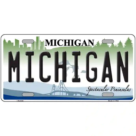 Michigan Novelty Metal License Plate 24" x 12" (LLP)